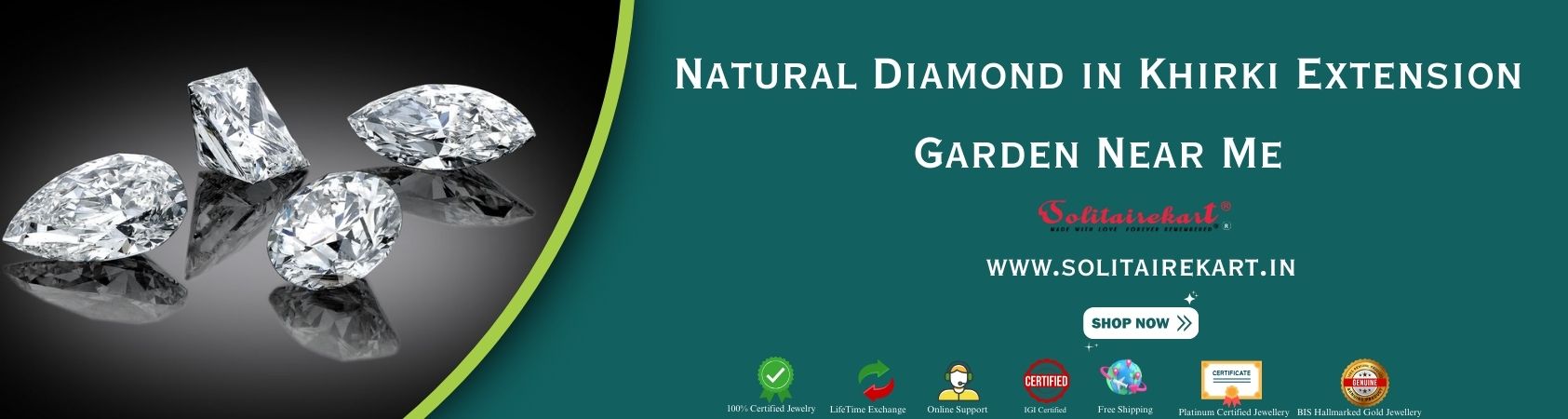 Discover the Beauty of Natural Diamond in Khirki Extension Garden Near Me